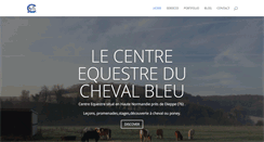 Desktop Screenshot of le-cheval-bleu.fr
